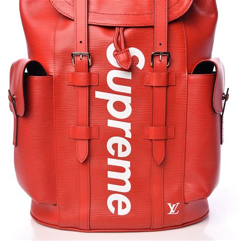 lv supremem back|louis vuitton x supreme christopher.